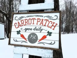 Spring Carrot Patch Farmhouse Sign | Easter Sign With Raised Lettering And Shiplap 6 Spring Carrot Patch Farmhouse Sign | Easter Sign With Raised Lettering And Shiplap -The Farmer’s Wife WI Deals Store 51293327 2112529315528017 6868882067678035968 n