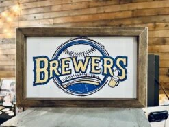 Farmhouse Baseball Wall Art – ‘Brewers’ Sign With Beer Mug And Bat Design, Framed Sports Decor For Man Cave Or Game Room, Wisconsin Fan Gift 12 Farmhouse Baseball Wall Art – ‘Brewers’ Sign With Beer Mug And Bat Design, Framed Sports Decor For Man Cave Or Game Room, Wisconsin Fan Gift -The Farmer’s Wife WI Deals Store 55ae5ef0 274a 4f98 9bbf b5e49262a810