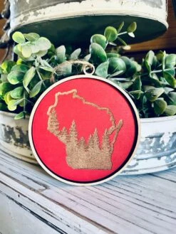 Wisconsin Christmas Ornament | Wisconsin Northern Woods 8 Wisconsin Christmas Ornament | Wisconsin Northern Woods -The Farmer’s Wife WI Deals Store 58d85507 7fe2 42e4 8312 ce3bcfeec4e3