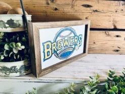 Farmhouse Baseball Wall Art – ‘Brewers’ Sign With Beer Mug And Bat Design, Framed Sports Decor For Man Cave Or Game Room, Wisconsin Fan Gift 15 Farmhouse Baseball Wall Art – ‘Brewers’ Sign With Beer Mug And Bat Design, Framed Sports Decor For Man Cave Or Game Room, Wisconsin Fan Gift -The Farmer’s Wife WI Deals Store 5a894b92 c487 454e 87ea 6de21a242529 1