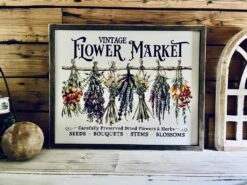 Vintage Flower Market Sign Set – Wildflower Wall Art – Botanical Framed Prints – Garden-Inspired Farmhouse Decor – UV Printed Wood Signs 20 Vintage Flower Market Sign Set – Wildflower Wall Art – Botanical Framed Prints – Garden-Inspired Farmhouse Decor – UV Printed Wood Signs -The Farmer’s Wife WI Deals Store 5e514ecc 90c5 49c9 b373 a2bb8a487211