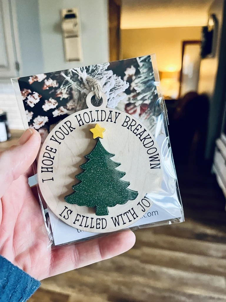 I Hope Your Holiday Meltdown Is Filled With Joy Ornament | Funny Christmas Ornament 1 I Hope Your Holiday Meltdown Is Filled With Joy Ornament | Funny Christmas Ornament