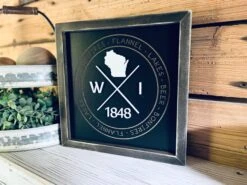 Wisconsin Bonfires | Wisconsin Art | Wisconsin Home Sign | Wisconsin Home Decor | Wisconsin Gifts -The Farmer’s Wife WI Deals Store 6c118e8f db22 460b a647 1636481c9e23