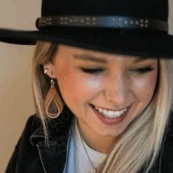 Handcrafted Full-Grain Leather Double Hoop Earrings: Natural -The Farmer’s Wife WI Deals Store 706f550f11e9c8d3aaa8b46d6b9ceb51cf5a54c361d40e067dd900361afb0efa