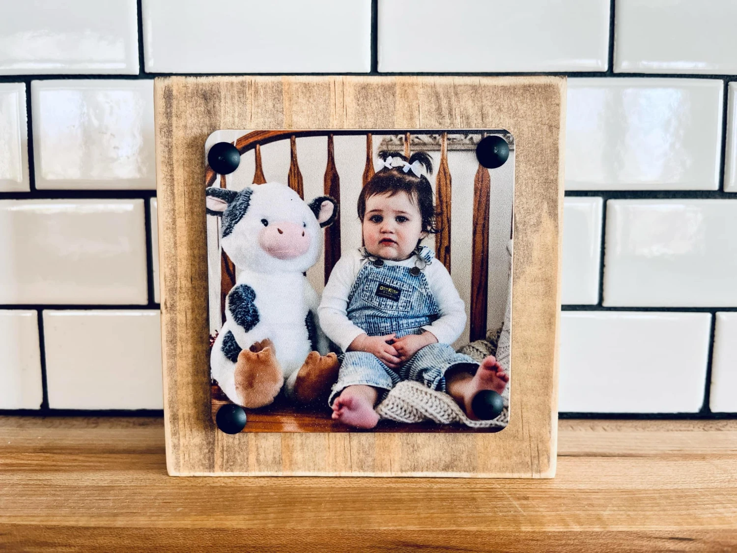 Personalized Photo Block Shelf Sitter – Custom Wood Picture Display 1 Personalized Photo Block Shelf Sitter – Custom Wood Picture Display