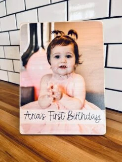 Custom First Birthday Photo Shelf Sitter | Personalized Baby Picture On Wood 9 Custom First Birthday Photo Shelf Sitter | Personalized Baby Picture On Wood -The Farmer’s Wife WI Deals Store 87bc4406 0cd0 4f3c 8a57 4fe0a407dfea