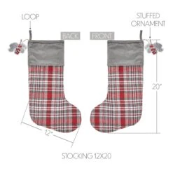 Gregor Plaid Stocking With Personalized Leather Patch -The Farmer’s Wife WI Deals Store 89132adcb7aa852db1199d5da76416c77629b3e82fe81d2c8d923fa978883792