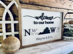 Personalized Welcome Home Sign With GPS Coordinates | Custom Housewarming Gift For New Homeowners | Realtor Closing Gift | Family Name Sign 7 Personalized Welcome Home Sign With GPS Coordinates | Custom Housewarming Gift For New Homeowners | Realtor Closing Gift | Family Name Sign -The Farmer’s Wife WI Deals Store 956fd45f 4352 41e2 bef9 7fa40e04534e