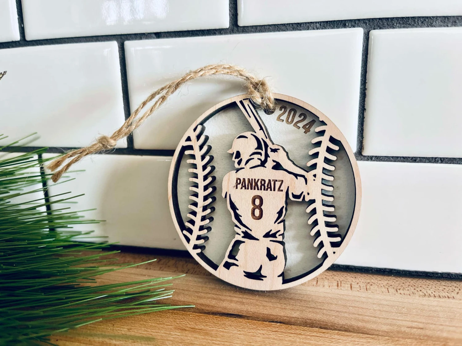 Personalized Sports Ornament | Custom Football Player Ornament | Kid's Yearly Christmas Ornament | Christmas Ornament For Kids 3 Personalized Sports Ornament | Custom Football Player Ornament | Kid's Yearly Christmas Ornament | Christmas Ornament For Kids - Image 3