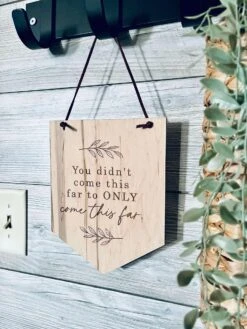 Engraved Maple Wood Inspirational Sign - Rustic Home Decor With Motivational Quote - Hanging Wall Art Gift Idea -The Farmer’s Wife WI Deals Store 9ad32364 e143 4325 ad26 e232cd0b2276