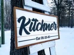 Personalized Raised Lettering Last Name Sign On Shiplap 12 Personalized Raised Lettering Last Name Sign On Shiplap -The Farmer’s Wife WI Deals Store B1