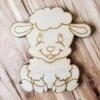 DIY Barn Animal Wood Cutout Paint Kit | Sheep Sign Paint Kit | Kids Paint Kit