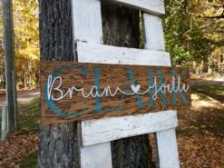 Personalized Laser Cut Wedding Decor Sign With Names -The Farmer’s Wife WI Deals Store C4B00FB7 21B6 4BED 800C DB4951D89B19