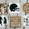 Football Tiered Tray Decor | Tiered Tray Signs | Tiered Tray Decor Fall | Tiered Tray Decor | Tiered Tray Decor Bundle |Tier Tray DIY Kit