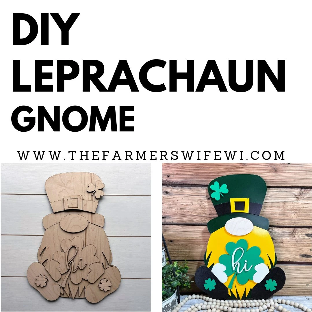 St. Patrick's Day Leprechaun Gnome DIY Sign Kit | DIY Paint Party Set 1 St. Patrick's Day Leprechaun Gnome DIY Sign Kit | DIY Paint Party Set
