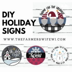 Holiday DIY Sign Kit | DIY Paint Party Set | Let It Snow | Oh Holy Night