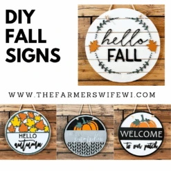 Fall DIY Sign Kit | DIY Paint Party Set | Multiple Sign Choices