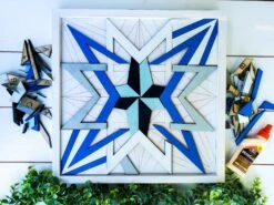DIY Wood Star Quilt Sign | DIY Raised Puzzle Sign -The Farmer’s Wife WI Deals Store DIYStarQuilt 3