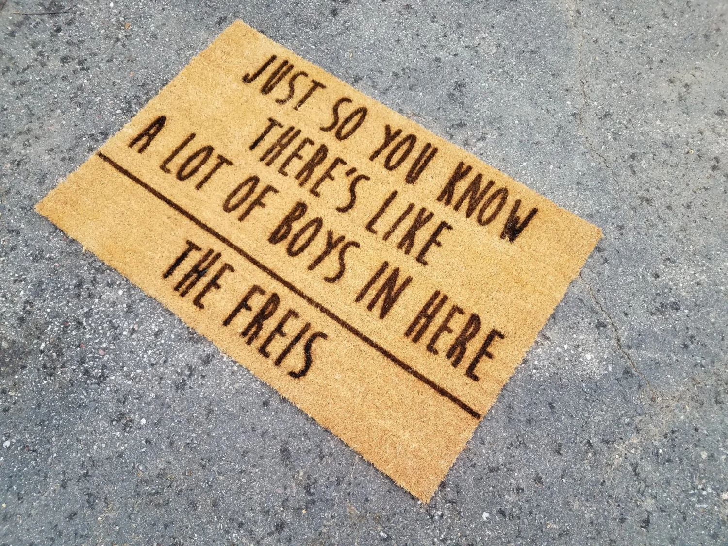 Personalized Family Name - Lots Of Boys | Funny Coir Door Mat 3 Personalized Family Name - Lots Of Boys | Funny Coir Door Mat - Image 3