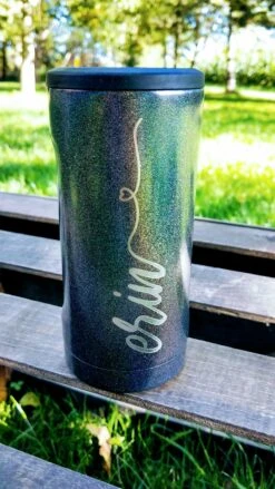 Personalized Engraved Slim Can Insulated Canister - Brumate -The Farmer’s Wife WI Deals Store Engraved Brumate Slim Can4