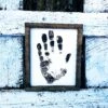 Custom Handprint Engraved Sign