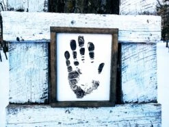 Custom Handprint Engraved Sign