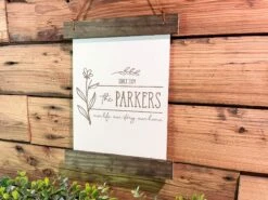 Family Name Sign | Wedding Gift | Last Name Sign | Anniversary Gifts | Established Sign | Mini Family Name Sign 9 Family Name Sign | Wedding Gift | Last Name Sign | Anniversary Gifts | Established Sign | Mini Family Name Sign -The Farmer’s Wife WI Deals Store FamilyNameSign Parker 4