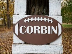 Personalized 3D Cutout Sports Decor Sign With Child's Name | Sports Medal Display 11 Personalized 3D Cutout Sports Decor Sign With Child's Name | Sports Medal Display -The Farmer’s Wife WI Deals Store Football with Name 52325c12 4449 489b a8bf f1229d2d26f4