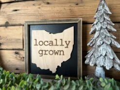 Ohio Locally Grown Sign | Ohio Art | Ohio Home Decor | Ohio Gifts -The Farmer’s Wife WI Deals Store FullSizeRender 181693b9 a132 401b ac90 4a2717b0290a
