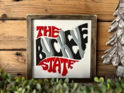 The Buckeye State | Ohio Art | Ohio Home Decor | Ohio Gifts