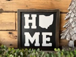 Ohio Home Sign | Ohio Art | Ohio Home Decor | Ohio Gifts