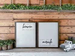 A Tiny Bit Of Heaven Sent From Above A Sweet Little Miracle To Treasure And Love | Nursery Decor