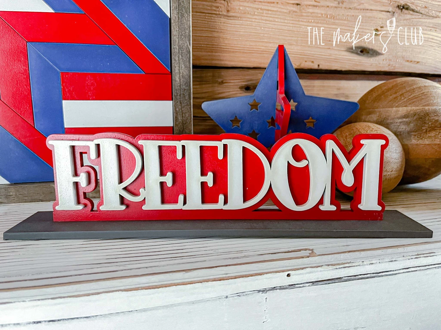 DIY Patriotic Complete Mantel Decor | 4th Of July Mantel Decor 9 DIY Patriotic Complete Mantel Decor | 4th Of July Mantel Decor - Image 9