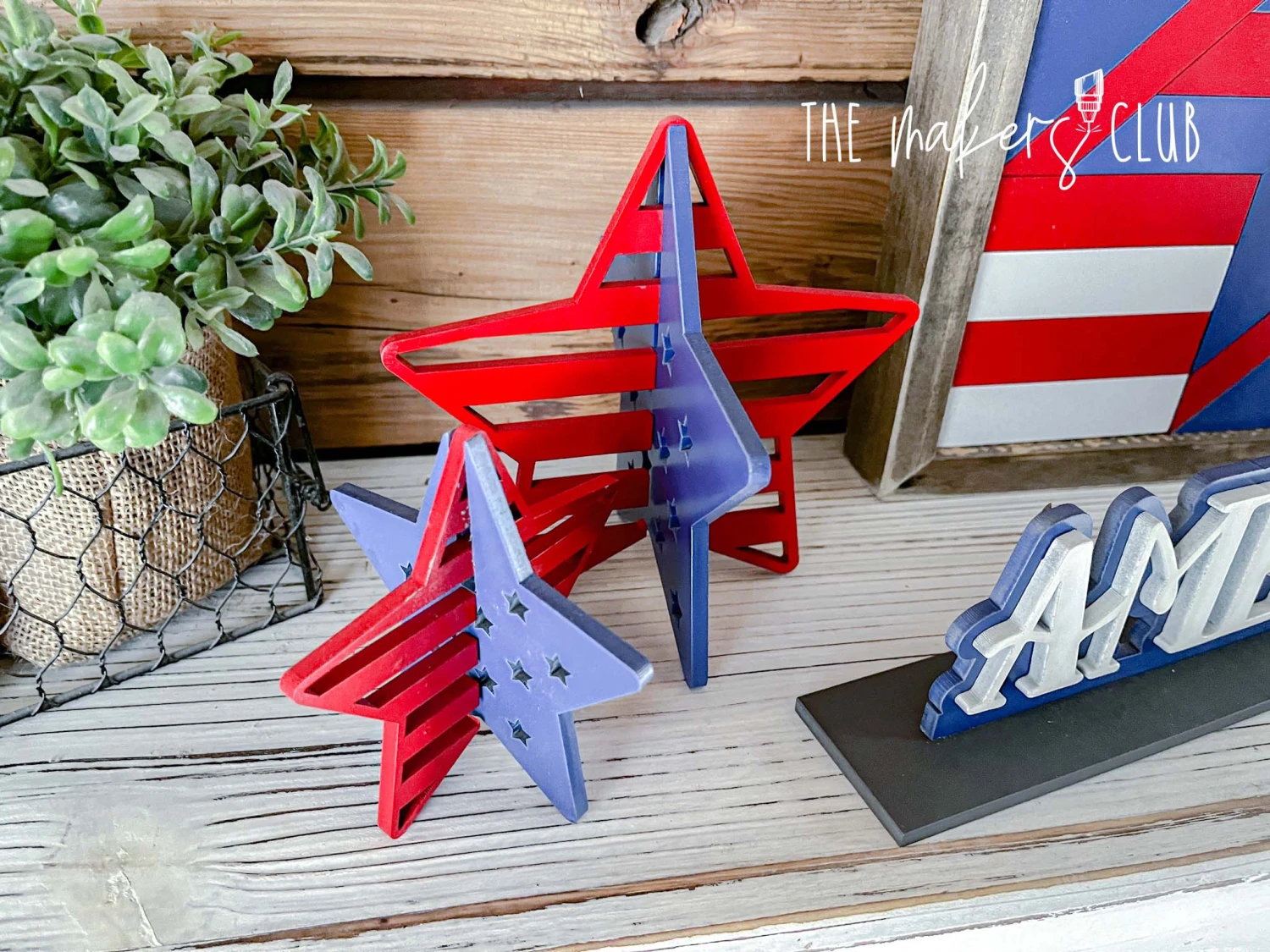 DIY Patriotic Complete Mantel Decor | 4th Of July Mantel Decor 10 DIY Patriotic Complete Mantel Decor | 4th Of July Mantel Decor - Image 10