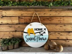 Home Sweet Home Sign | Birds In Branches | Farmhouse Porch Decor | Door Hanger 5 Home Sweet Home Sign | Birds In Branches | Farmhouse Porch Decor | Door Hanger -The Farmer’s Wife WI Deals Store IMG 2618