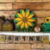 DIY Sunflower Complete Mantel Decor | Summer Mantel Decor
