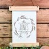 Family Name Sign | Wedding Gift | Last Name Sign | Anniversary Gifts | Mini Family Name Sign