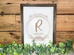 Family Name Sign | Wedding Gift | Last Name Sign | Anniversary Gifts | Mini Family Name Sign 11 Family Name Sign | Wedding Gift | Last Name Sign | Anniversary Gifts | Mini Family Name Sign -The Farmer’s Wife WI Deals Store IMG 3159