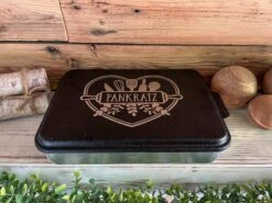 Custom Engraved Cake Pan | Personalized Metal Cake Pan | 9x13 Aluminum Cake Pan With Engraved Lid -The Farmer’s Wife WI Deals Store IMG 3337