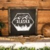 Alaska State Sign | Alaskan Mountains Sign | House Warming Gift Idea | State Sign | Rustic Home Decor | Gift For Her |Farmhouse Decor