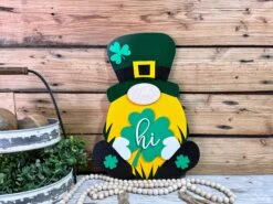 St. Patrick's Day Leprechaun Gnome DIY Sign Kit | DIY Paint Party Set 6 St. Patrick's Day Leprechaun Gnome DIY Sign Kit | DIY Paint Party Set -The Farmer’s Wife WI Deals Store IMG 5289