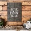 Home Sweet Home Painted Farmhouse Sign | Painted Wood Sign