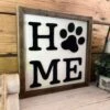 Pet Decor | Dog Print | Home Pet Sign | Wood Signs | Wood Wall Art