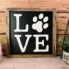 Pet Decor | Dog Print | Pet Love | Wood Signs | Wood Wall Art