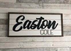 Child Name Sign | Shiplap Sign -The Farmer’s Wife WI Deals Store IMG 8455