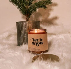 Let It Snow 8 Oz. Candle | Holiday Gift Loo