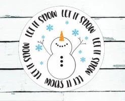Holiday DIY Sign Kit | DIY Paint Party Set | Let It Snow | Oh Holy Night -The Farmer’s Wife WI Deals Store LetitSnowwithSnowman