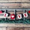 Valentine's Day Banner | Valentine's Day Decor | Mantel Decor | Wooden Banner