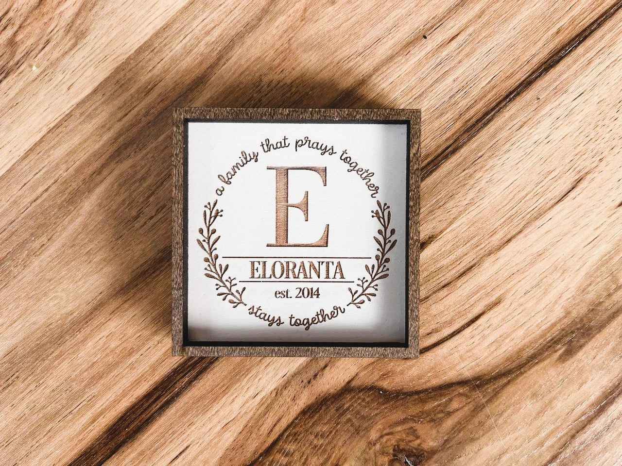 Personalized Small Wedding Gift | Custom Magnet | A Family That Prays Together Stays Together 2 Personalized Small Wedding Gift | Custom Magnet | A Family That Prays Together Stays Together - Image 2