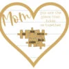 Mom You Are The Piece That Holds Us Together Puzzle Sign | Raised Lettering | Personalized Sign